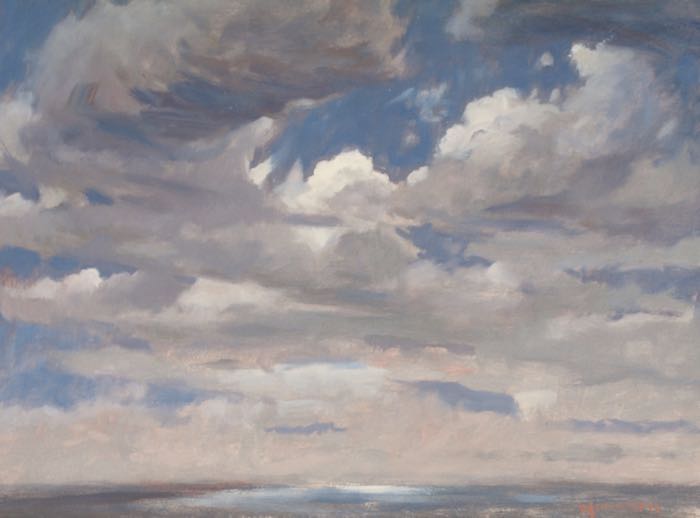 Night Painting Over the Pacific, part 2 • Mark Norseth | Fine Paintings
